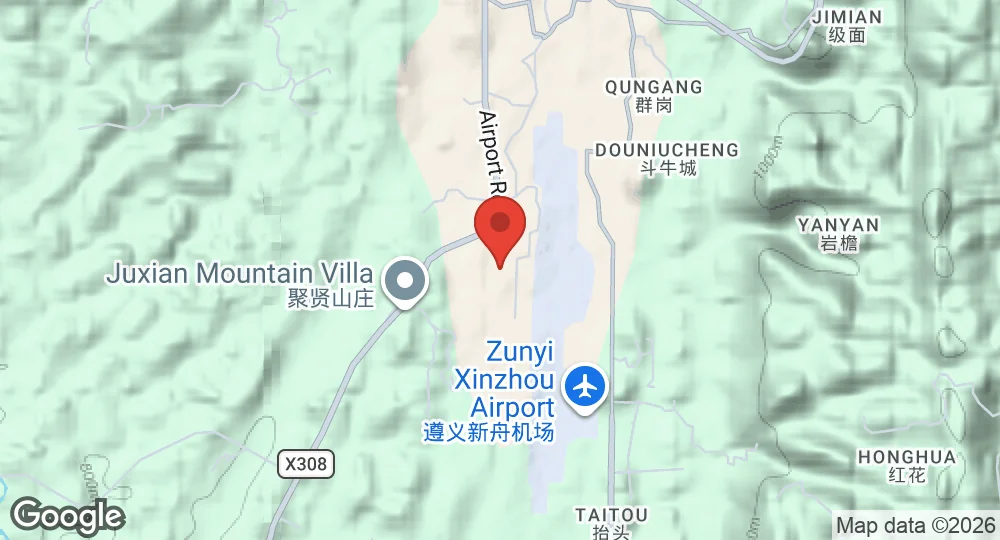 Map of Xinzhou Air Base