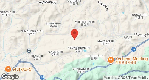 Map of Yecheon Air Base