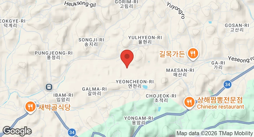 Map of Yecheon Air Base