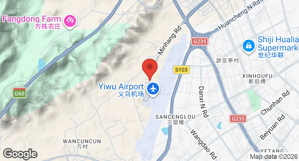 Map of Yiwu Air Base