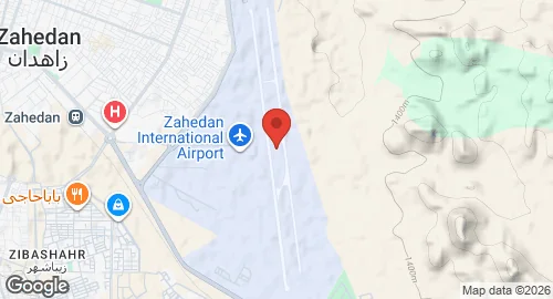 Map of Zahedan International Airport