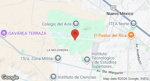 Map of Zapopan Air Force Base