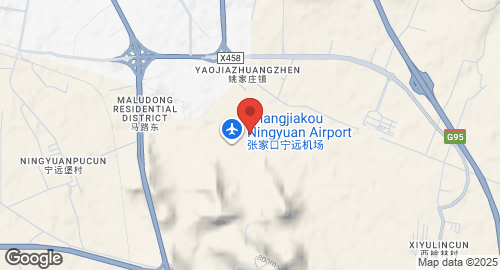 Mapa de Zhangjiakou Air Base