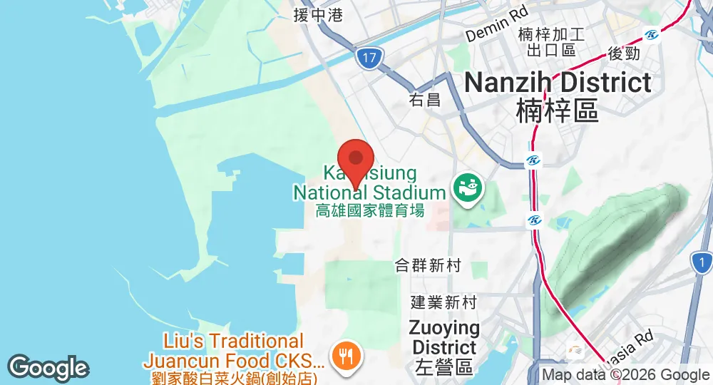 Map of Zuoying Naval Airfield