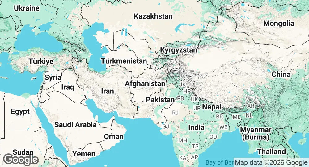 Map of Afghanistan