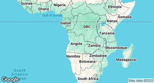 Mapa de Angola