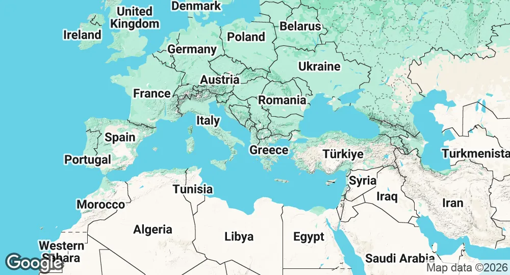 Map of Albania