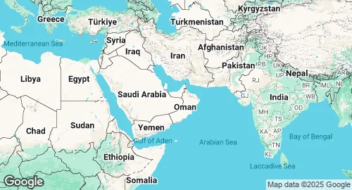 Map of United Arab Emirates