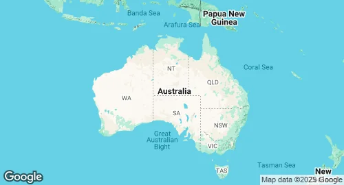 Mapa de Austrália