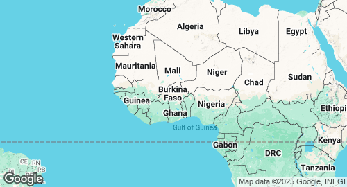 Mapa de Burkina Faso