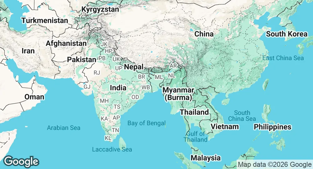 Map of Bangladesh