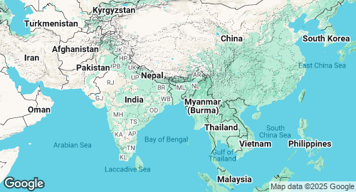 Mapa de Bangladesh