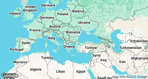 Mapa de Bulgaria