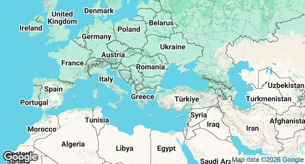Map of Bulgaria
