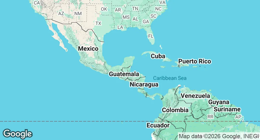 Map of Belize