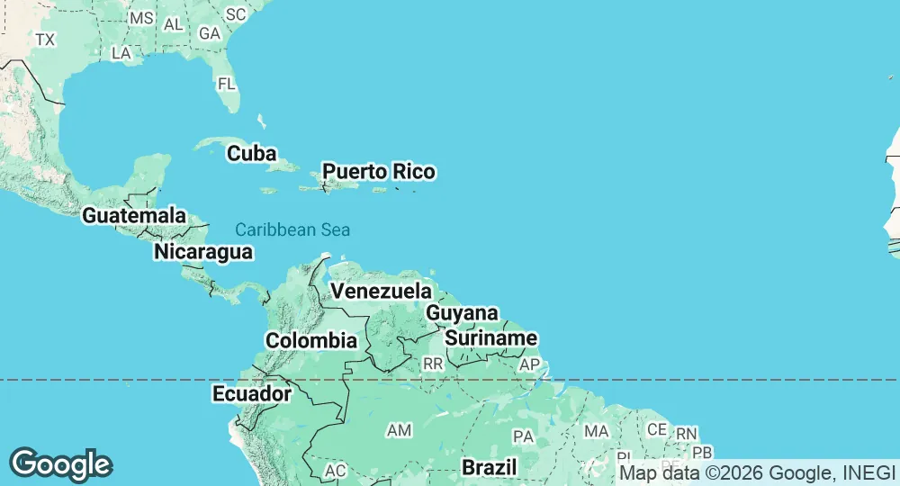 Map of Barbados