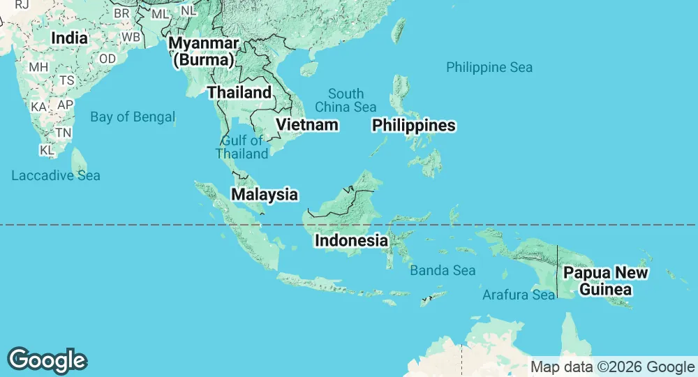 Map of Brunei