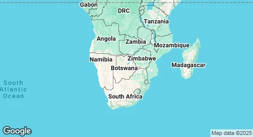 Mapa de Botswana