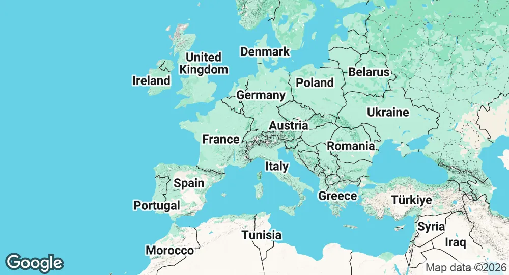 Map of Switzerland