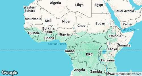 Map of Cameroon