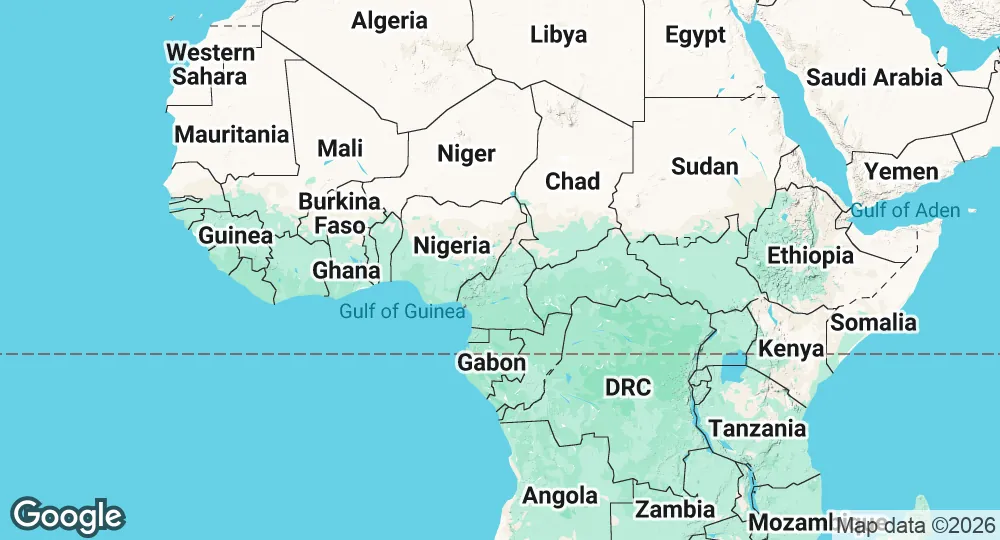 Map of Cameroon