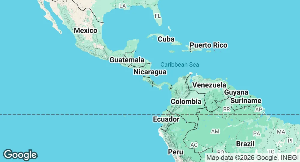Map of Costa Rica