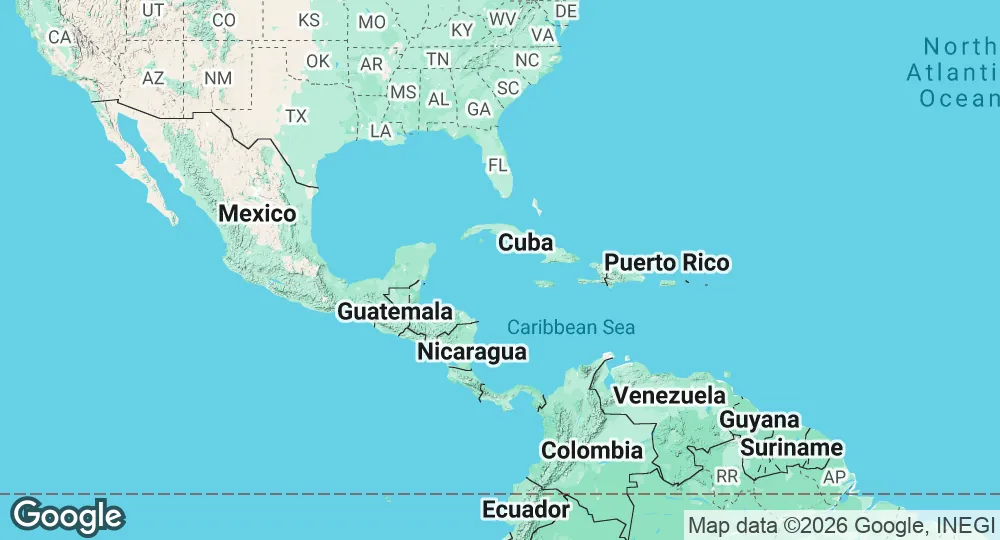 Map of Cayman Islands