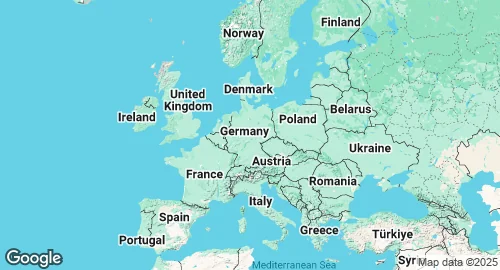 Map of Ex-East Germany