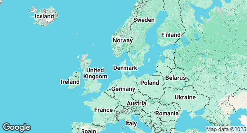 Map of Denmark