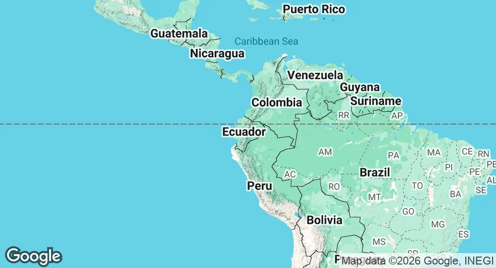 Map of Ecuador