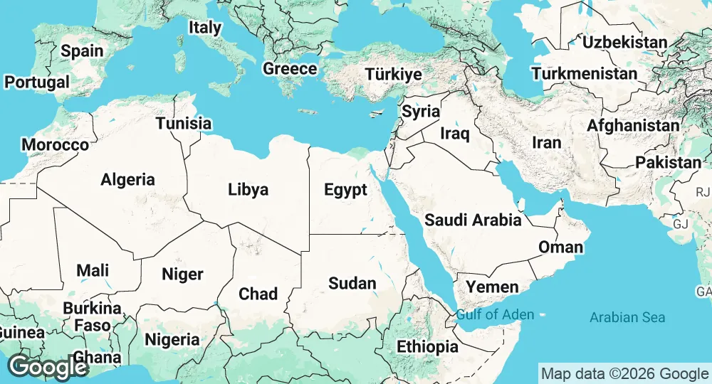 Map of Egypt