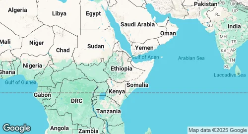 خريطة إثيوبيا