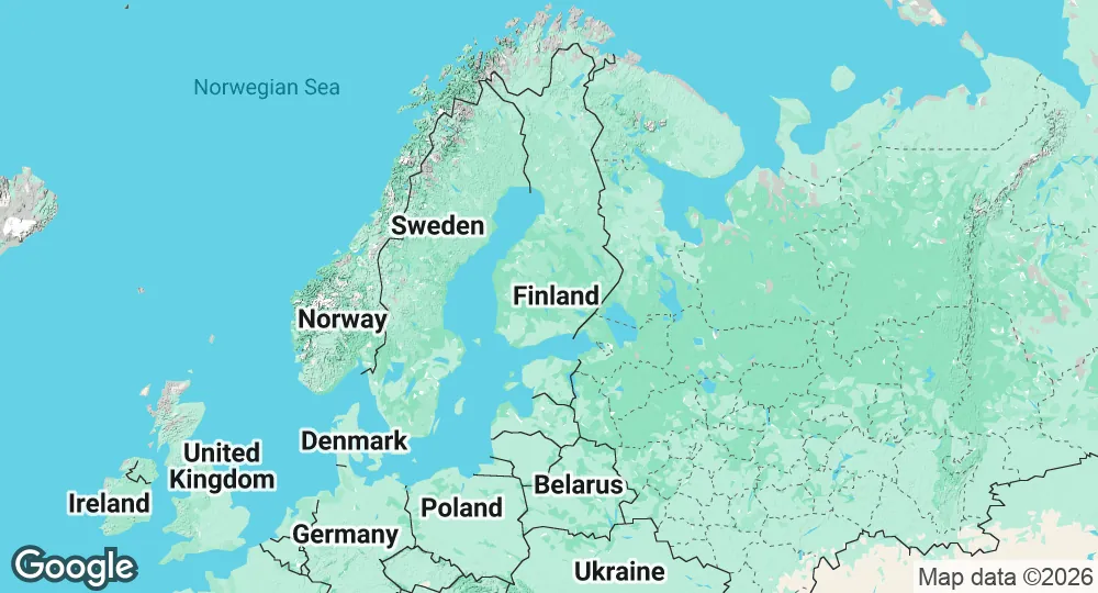 Map of Finland