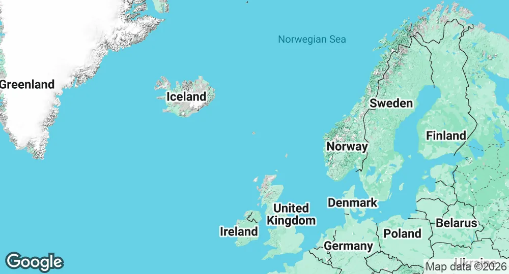 Map of Faroe Islands