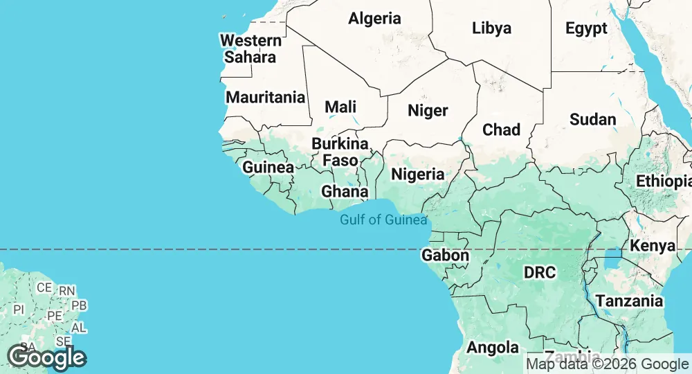 Map of Ghana