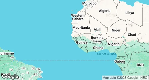 Map of Guinea-Bissau