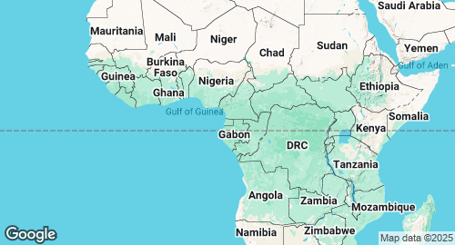 Map of Equatorial Guinea