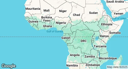 Map of Equatorial Guinea