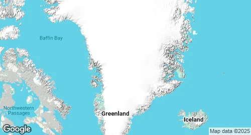 Map of Greenland