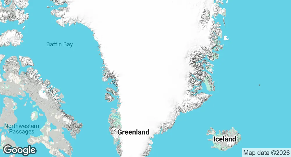 Map of Greenland