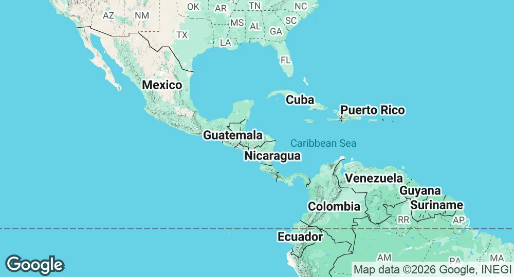 Map of Honduras