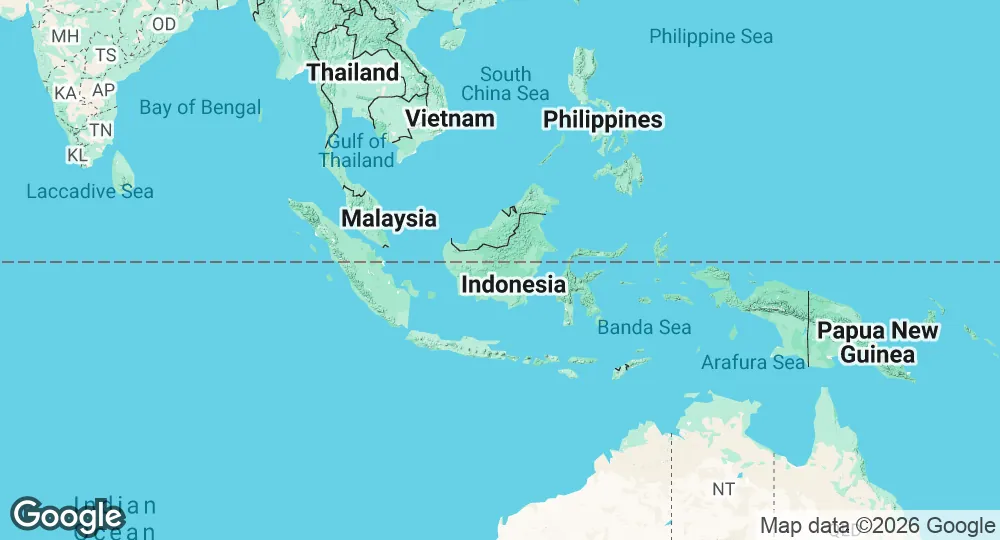 Map of Indonesia