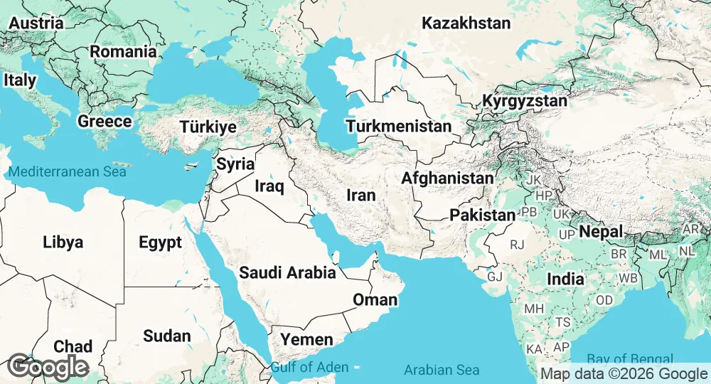 Map of Iran