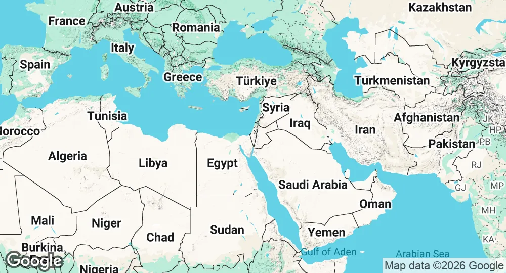 Map of Israel