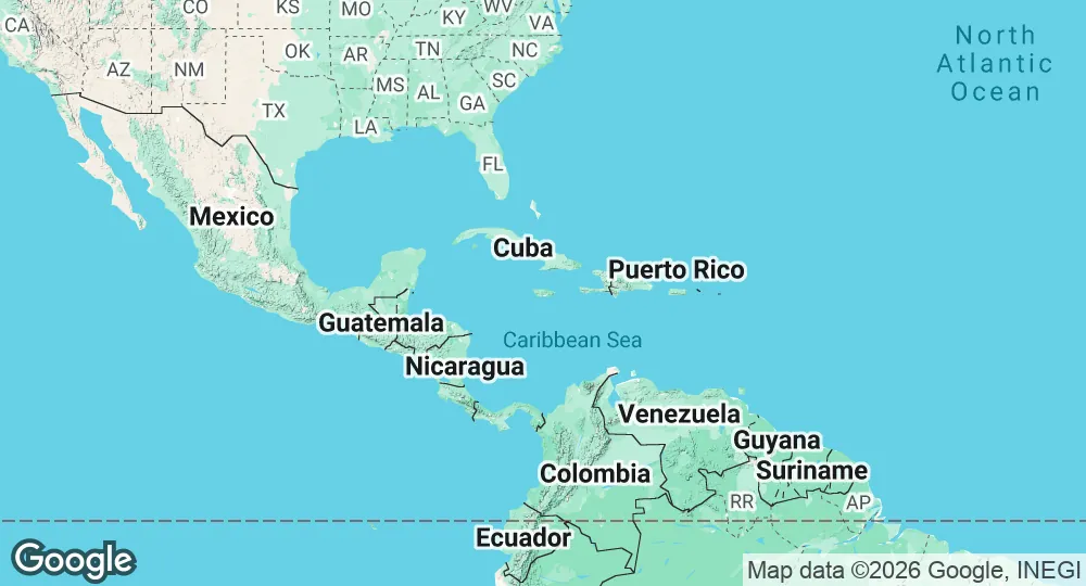 Map of Jamaica