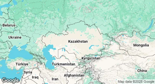 Map of Kazakhstan