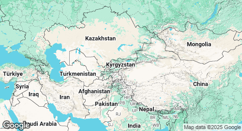 Map of Kyrgyzstan