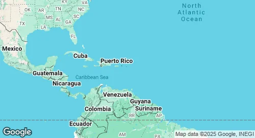 Map of Saint Kitts and Nevis