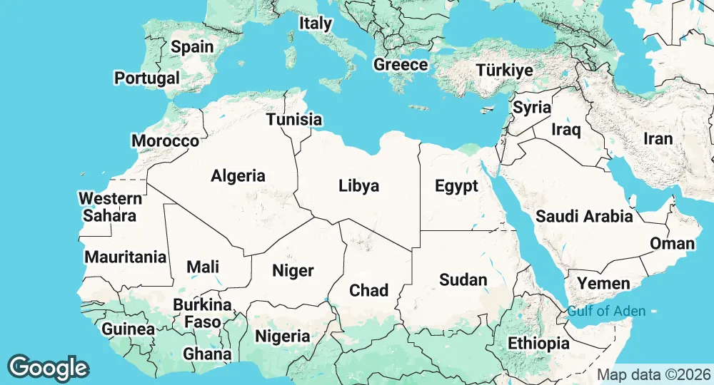 Map of Libya