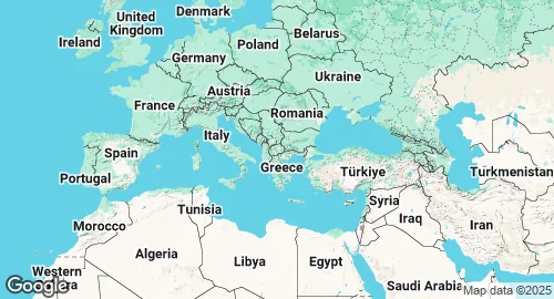 Map of North Macedonia